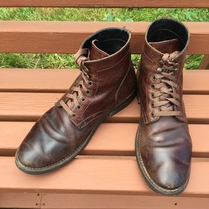 Handcrafted Thursday President Boots Brown color